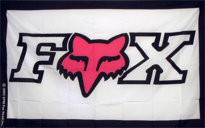 Fast Free Shipping BLACK FOX RACING FLAG BANNER 3'X5' 